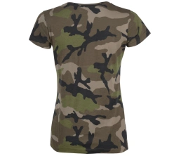 Футболка женская Camo Women 150 камуфляж, размер XL