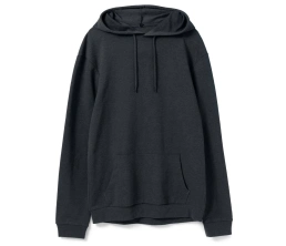 Толстовка с капюшоном унисекс Hoodie, темно-серая, размер L