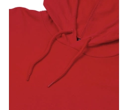 Толстовка с капюшоном унисекс Hoodie, красная, размер L