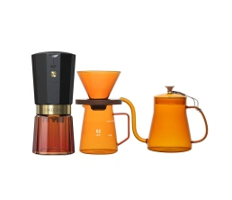 Кофейный набор Amber Coffee Maker Set, оранжевый с черным