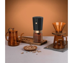 Кофейный набор Amber Coffee Maker Set, оранжевый с черным