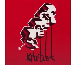 Футболка «Меламед. Kraftwerk», красная, размер M