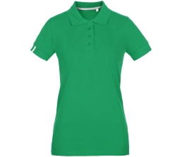 Рубашка поло женская Virma Premium Lady, зеленая, размер XL