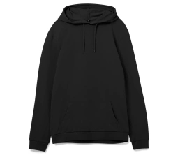 Толстовка с капюшоном унисекс Hoodie, черная, размер XS