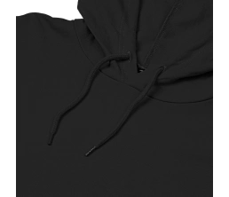 Толстовка с капюшоном унисекс Hoodie, черная, размер XS