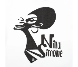 Футболка женская «Меламед. Nina Simone», белая, размер M