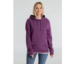 Толстовка с капюшоном унисекс Hoodie, фиолетовый меланж, размер XS