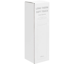 Смарт-бутылка с заменяемой батарейкой Long Therm Soft Touch, черная