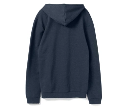 Толстовка с капюшоном унисекс Hoodie, синий меланж, размер M