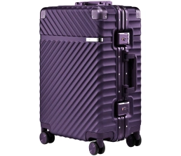 Чемодан Aluminum Frame PC Luggage V1, фиолетовый