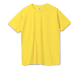 Футболка Regent 150 желтая (лимонная), размер XXS