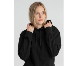 Толстовка с капюшоном унисекс Hoodie, черная, размер XS