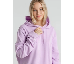 Толстовка с капюшоном унисекс Hoodie, сиреневая, размер 3XL