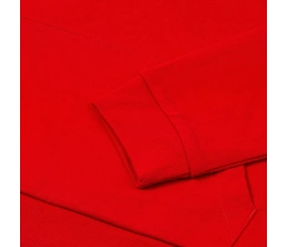 Толстовка на молнии с капюшоном Siverga Heavy, красная (алая), размер XL