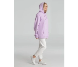 Толстовка с капюшоном унисекс Hoodie, сиреневая, размер 3XL