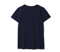 Футболка женская T-bolka Stretch Lady, темно-синяя (navy), размер XL