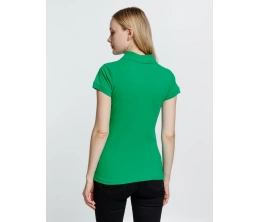 Рубашка поло женская Virma Premium Lady, зеленая, размер M