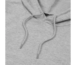 Толстовка с капюшоном унисекс Hoodie, серый меланж, размер XXL