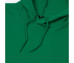 Толстовка с капюшоном унисекс Hoodie, зеленая, размер 3XL