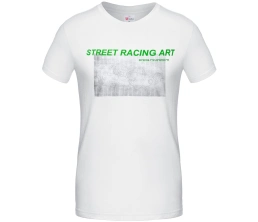 Футболка Street Racing Art, белая, размер S