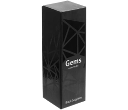 Бутылка для воды Gems Black Morion, черный морион