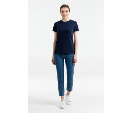 Футболка женская T-bolka Stretch Light Lady, темно-синяя (navy), размер XXL