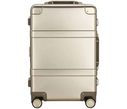 Чемодан Metal Luggage, золотистый