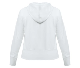 Толстовка женская Hooded Full Zip белая, размер XS