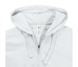 Толстовка женская Hooded Full Zip белая, размер XS