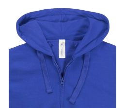 Толстовка женская Hooded Full Zip ярко-синяя, размер S