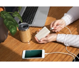 Карманный внешний аккумулятор Wheat Straw, 5000 mAh