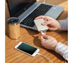 Карманный внешний аккумулятор Wheat Straw, 5000 mAh