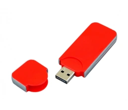 USB-флешка на 32 Гб в стиле I-phone, прямоугольнй формы, красный, 32Gb