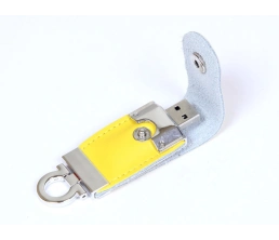 USB-флешка на 64 ГБ в виде брелка, желтый, 64Gb