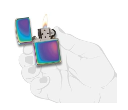 Зажигалка ZIPPO Classic с покрытием Spectrum™, латунь/сталь, разноцветная, глянцевая, 38x13x57 мм