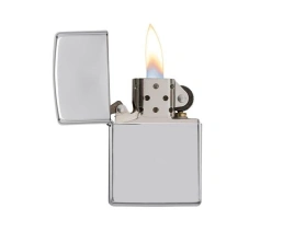 Зажигалка ZIPPO Armor™ c покрытием High Polish Chrome, латунь/сталь, серебристая, 38x13x57 мм