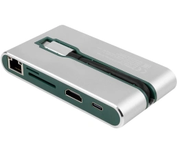 Хаб USB Rombica Type-C Hermes Green