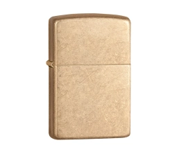 Зажигалка ZIPPO Armor™с покрытием Tumbled Brass, латунь/сталь, золотистая, матовая, 38x13x57 мм