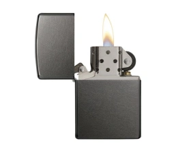 Зажигалка ZIPPO Classic с покрытием Gray Dusk , латунь/сталь, серая, матовая, 38x13x57 мм