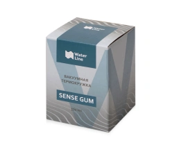 Термокружка Sense Gum soft-touch, 370мл, желтый