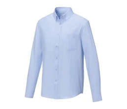 Pollux Мужская рубашка с длинными рукавами, светло-синий, 3XL