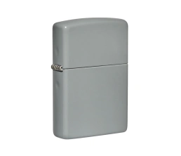 Зажигалка ZIPPO Classic с покрытием Flat Grey, латунь/сталь, серая, глянцевая, 38x13x57 мм