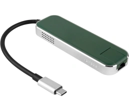 Хаб USB Rombica Type-C Chronos Green