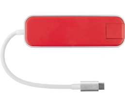 Хаб USB Rombica Type-C Chronos Red