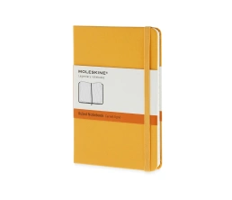 Записная книжка Moleskine Classic (в линейку) в твердой обложке, Pocket (9x14см), оранжевый, A6