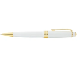 Шариковая ручка Cross Bailey Light Polished White Resin and Gold Tone