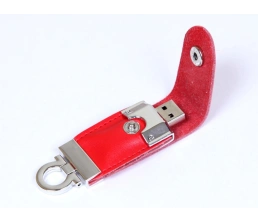 USB-флешка на 64 ГБ в виде брелка, красный, 64Gb