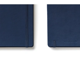 Записная книжка Moleskine Classic (в линейку) в твердой обложке, Large (13х21см), синий, A5