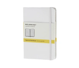 Записная книжка Moleskine Classic (в клетку), Pocket (9х14 см), белый, A6