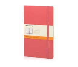 Записная книжка Moleskine Classic (в линейку) в твердой обложке, Large (13х21см), розовый, A5